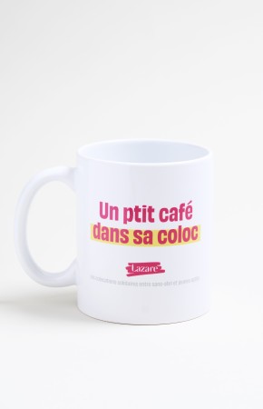 Mug Lazare "Un P'tit Café dans sa Colloc"