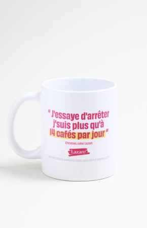 Mug "J'essaye d'arrêter"