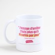 Mug "J'essaye d'arrêter"