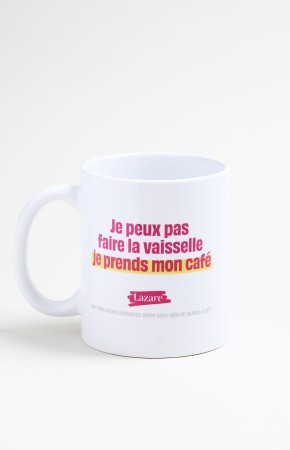 Mug "Je peux pas faire la vaisselle"