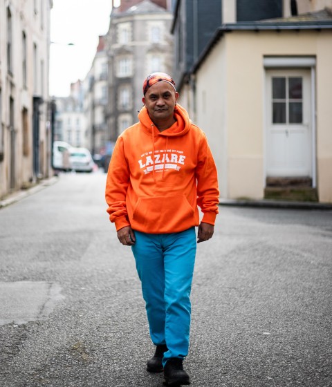 L'iconique Sweat-Shirt Chill Lazare Orange